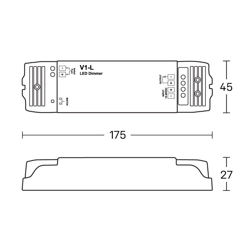 Dimmer Receiver 12-48V 10-15A - Image 2